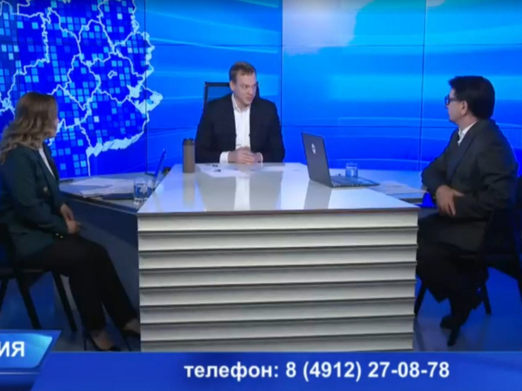 Началась прямая линия с губернатором Рязанской области Павлом Малковым