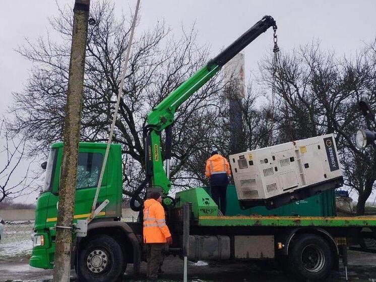 Кировская область направила второй генератор для водоснабжения Весёловского округа