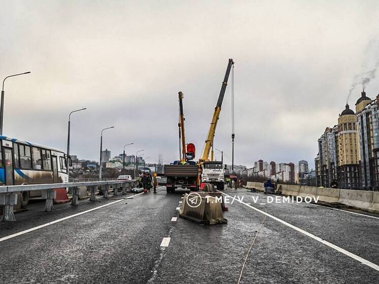 Мэр Белгорода сообщил о завершении основных работ на мосту по улице Чумичова