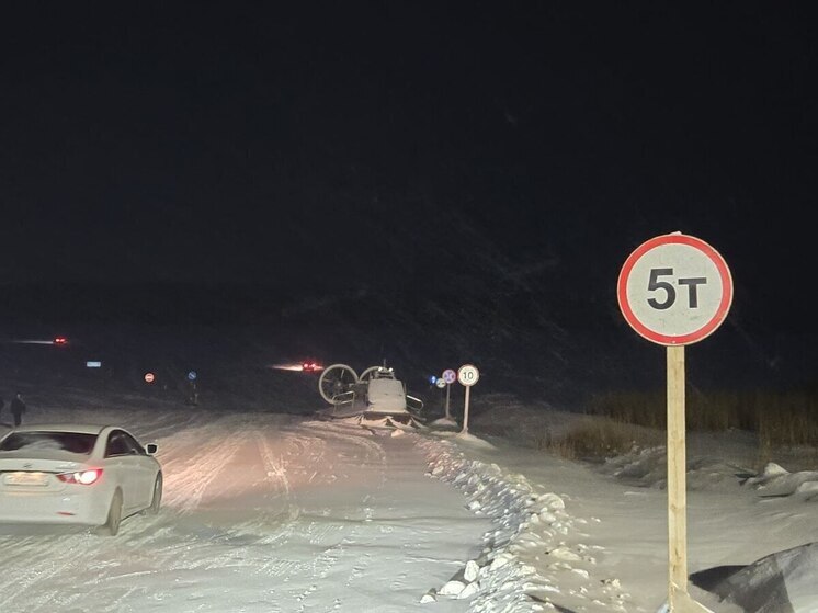 В Тюменской области увеличили грузоподъемность ледовой переправы через Иртыш