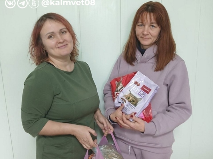 Ветеринарная служба Калмыкии отправила в Антрацит гуманитарную помощь для бездомных животных