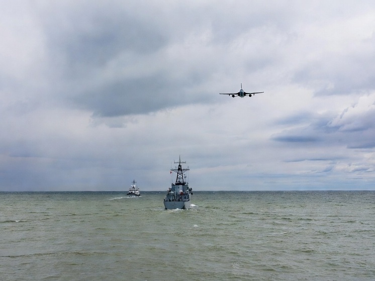 Флот Германии сопровождает российский корабль «Североморск» в Балтийском море