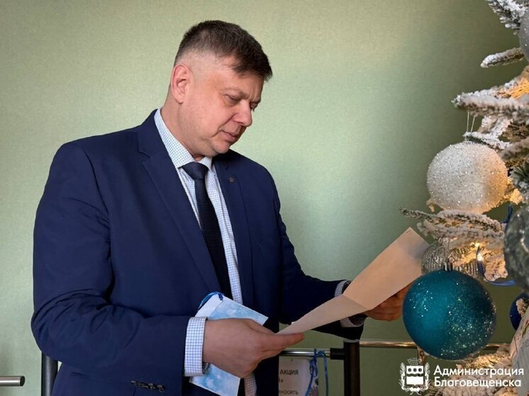 В Благовещенске сняли последнее письмо с «Елки желаний»