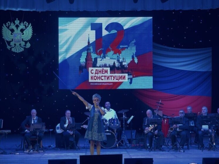 В Бердянске состоялся концерт ко Дню Конституции России