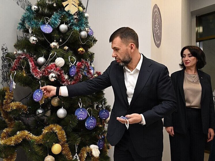 Денис Пушилин исполнит новогодние желание троих детей из ДНР