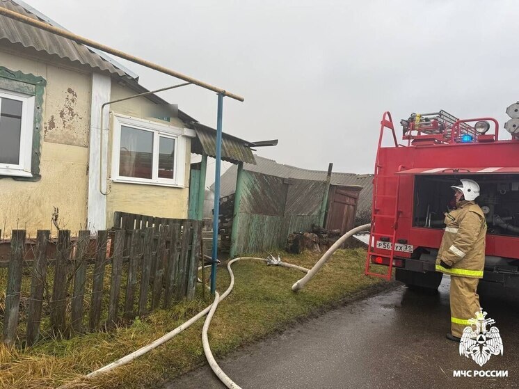 В Валуйском округе в загоревшемся доме нашли погибшего мужчину