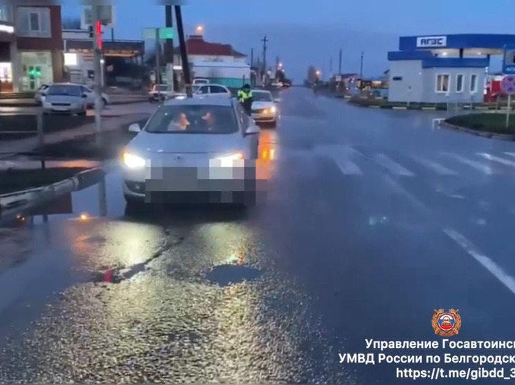 В Северном женщина переходила дорогу на красный и попала под колеса иномарки