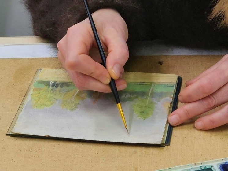 Картину Левитана реставрируют в Серпухове для большой выставки импрессионистов