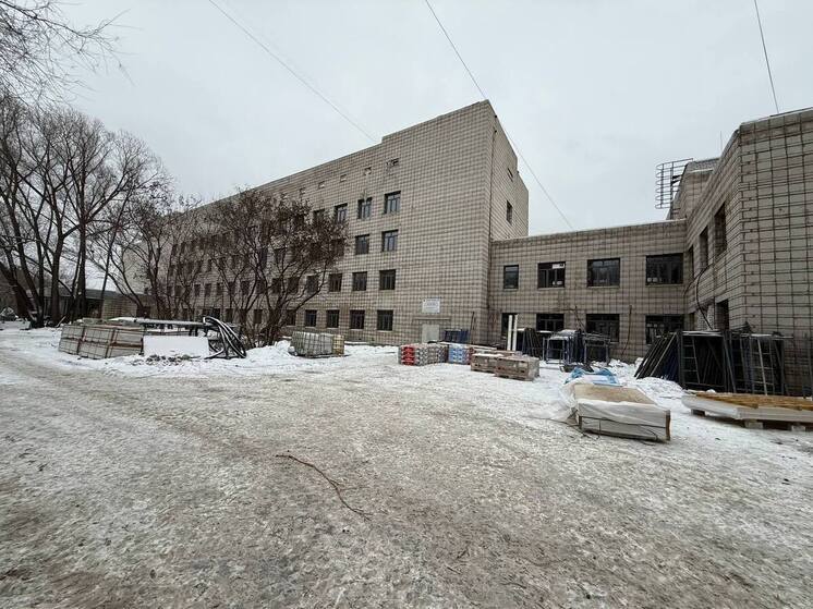 Капремонт инфекционного корпуса детского центра в Барнауле идет по плану