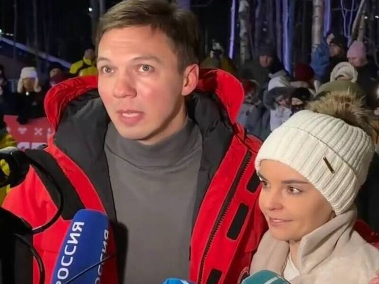 Олимпийский чемпион Дмитрий Соловьев открыл в Апатитах новый бесплатный каток