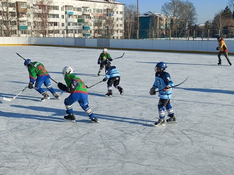 Всероссийский день хоккея отпраздновали спортсмены Лучегорска