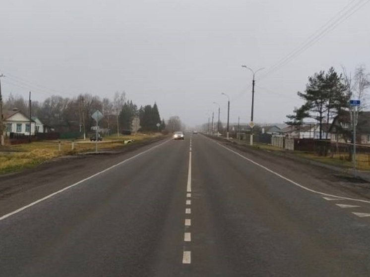 На Орловщине досрочно отремонтировали восьмикилометровый участок трассы