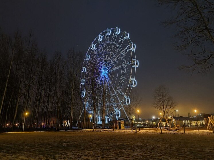 В белгородском «Калейдоскопе» закрыли колесо обозрения для установки подсветки