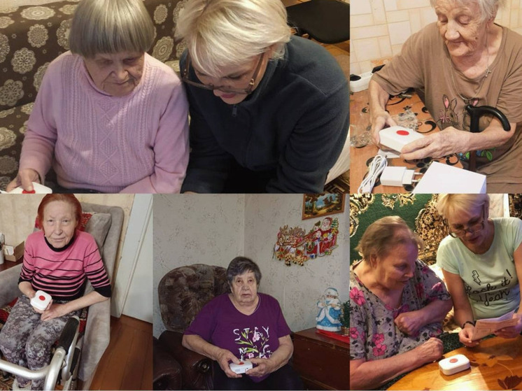 В Апатитах и Кировске пожилые люди получили «тревожные кнопки» для вызова помощи