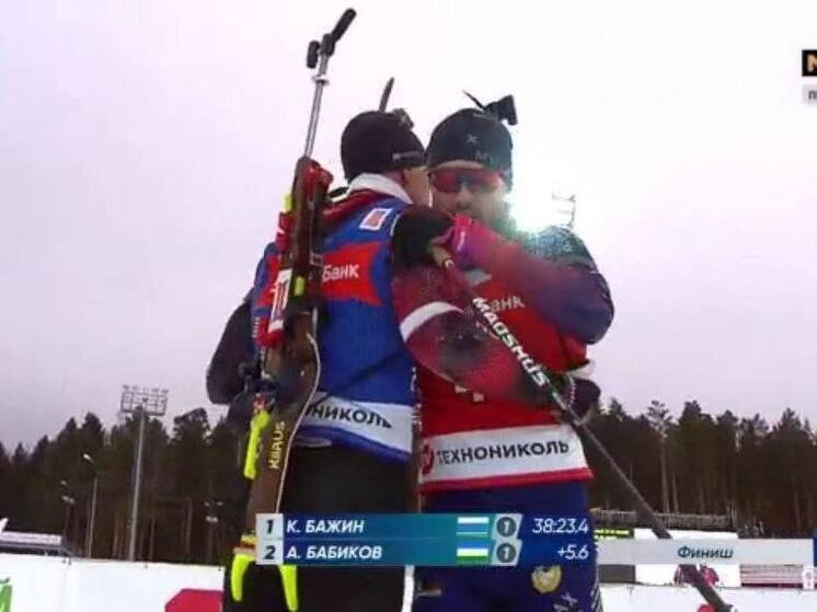 Антон Бабиков выиграл «серебро» на этапе Кубка России по биатлону