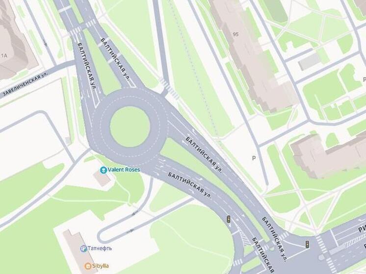 Улица Балтийская: новый виток безопасности на перекрестке с круговым движением