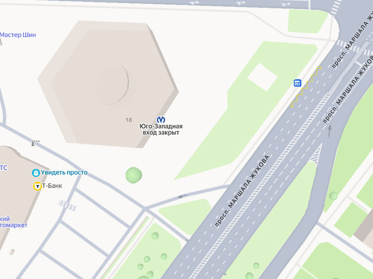 Станции «Путиловская» и «Юго-Западная» появились на онлайн-карте Петербурга