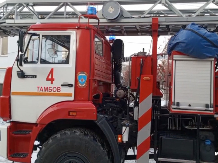 Тамбовские огнеборцы предотвратили крупный пожар на Студенецкой набережной