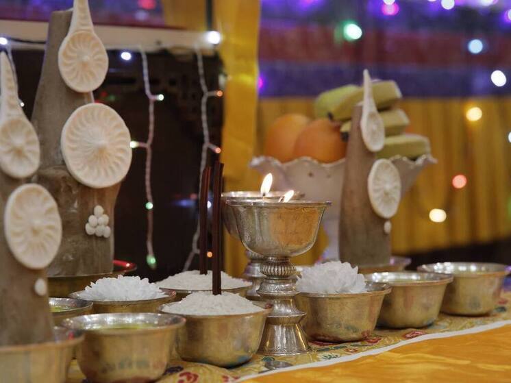 В Калмыкии отмечают праздник тысячи лампад