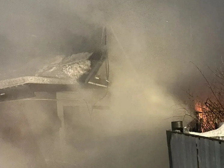 Огнеборцы спасли двух человек из ночного пожара в Новоалтайске