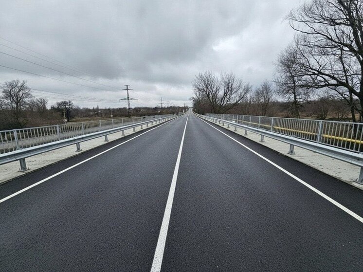 В Дебальцевском округе завершили капремонт аварийного моста через реку Скелевая