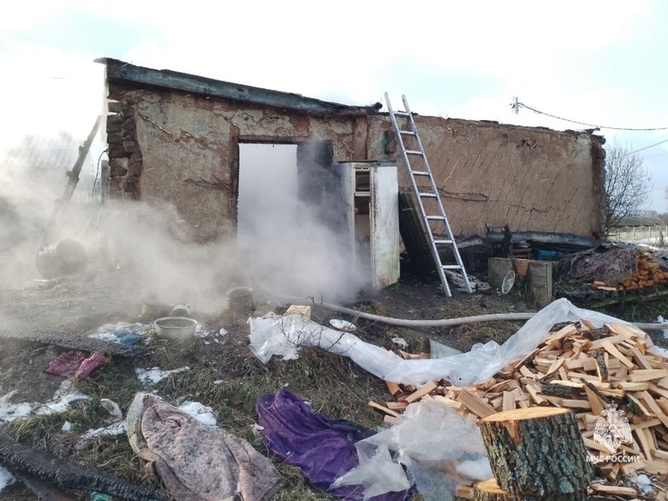  Из-за неисправного дымохода в Ростовской области дотла сгорел частный дом