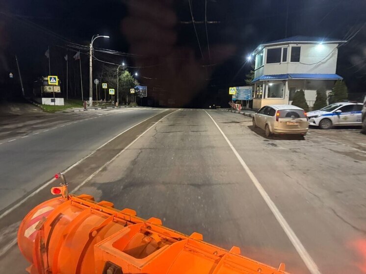 «Крымавтодор» перешёл на круглосуточный зимний режим работы