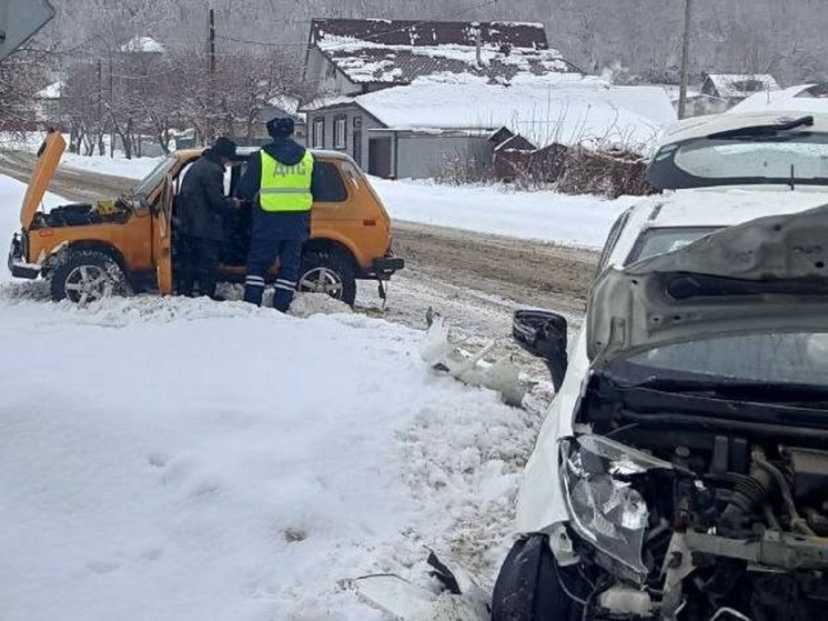 Два человека пострадали в аварии в центре Бийска