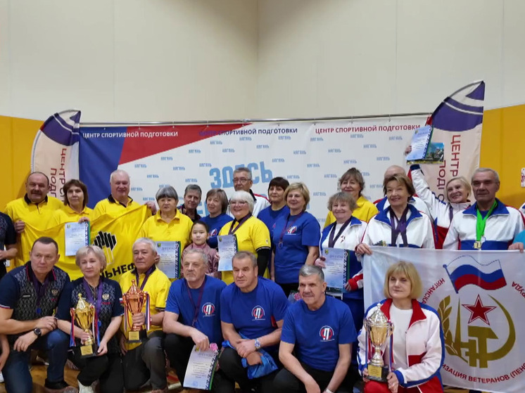 В Нягани подвели итоги спартакиады «За активное долголетие»