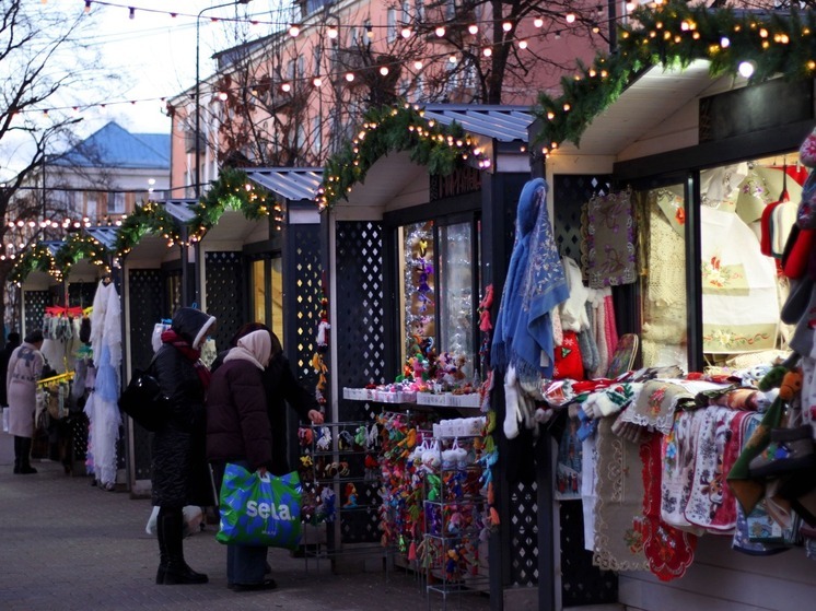 В Твери начала работать Рождественская ярмарка
