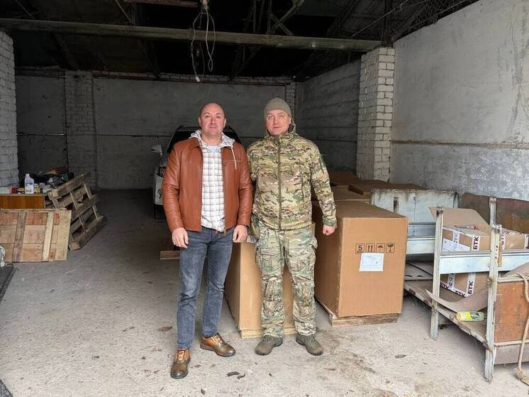 Херсонским бойцам передали дизельный генератор