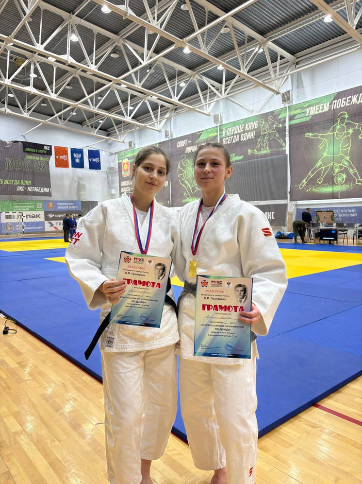 Орловчанки привезли 2 медали с Всероссийских соревнований по дзюдо