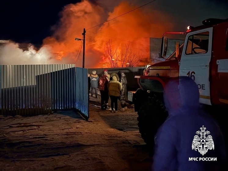 В Костроме в ночь на 15 декабря сгорело 2 здания