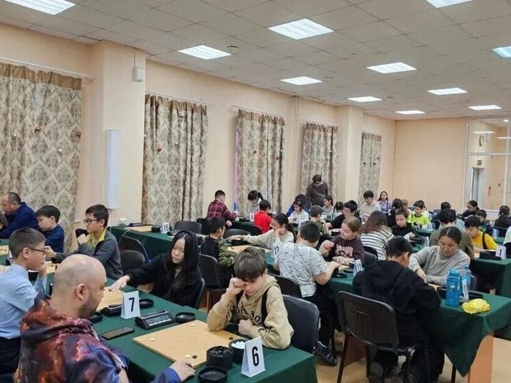 В Якутске прошел детский новогодний турнир по игре Го «Снежинка»