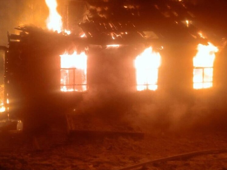 В районе Бурятии при пожаре в жилом доме погиб мужчина