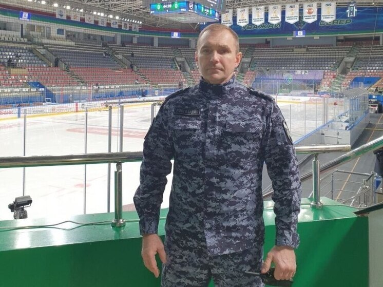 Росгвардия обеспечила безопасность хоккейного матча в Ханты‑Мансийске