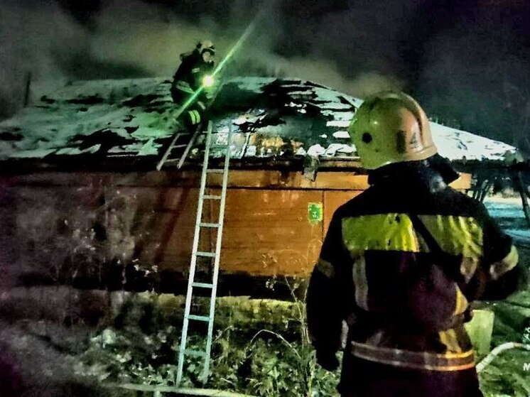 В дачном товариществе под Тулой ликвидирован пожар на 40 квадратных метрах