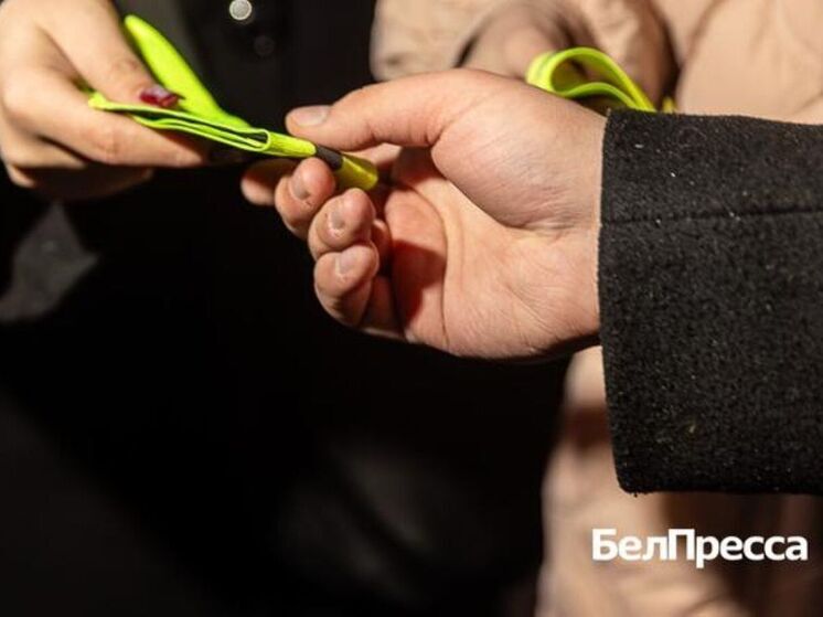 Губернатор: для белгородцев закупают 60 тысяч нарукавных светоотражающих повязок