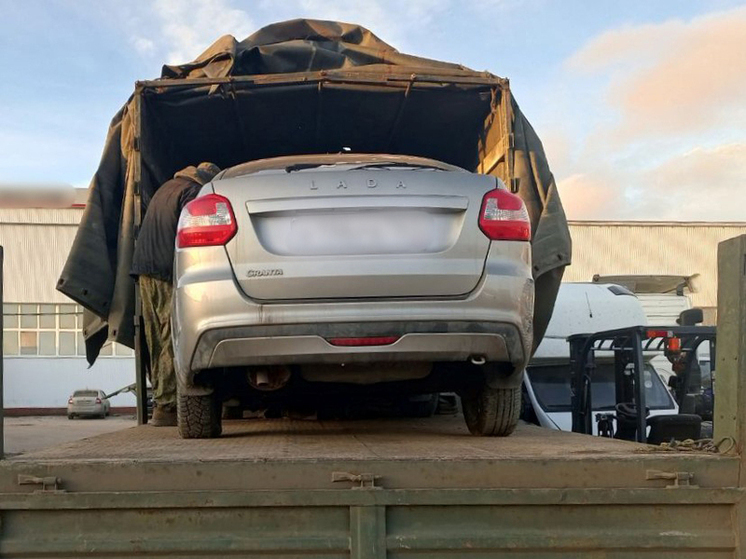 Самарские приставы забрали «Гранту» у должника и отправили ее на СВО