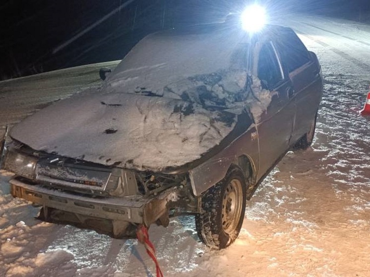 На трассе «Томск – Колпашево» автомобиль столкнулся с грузовиком
