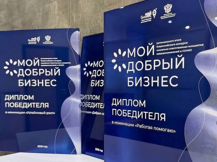 Ямальские социальные предприниматели получили награды конкурса «Мой добрый бизнес»