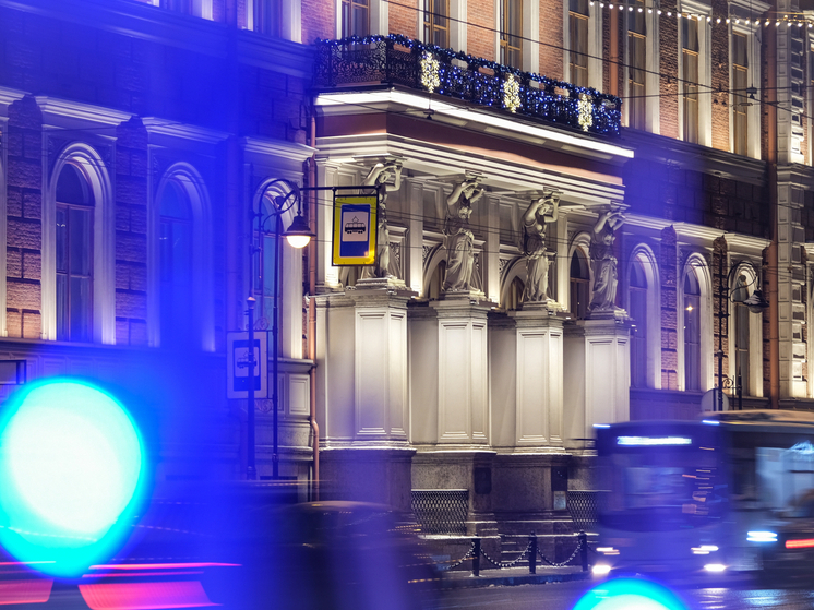 Эффектная подсветка появилась в доме Пашкова на Литейном проспекте