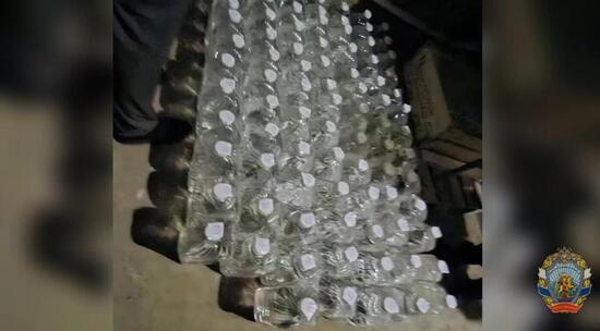 В Дагестане на КПП «Джемикентский» обнаружили тайник с 455 литрами алкоголя