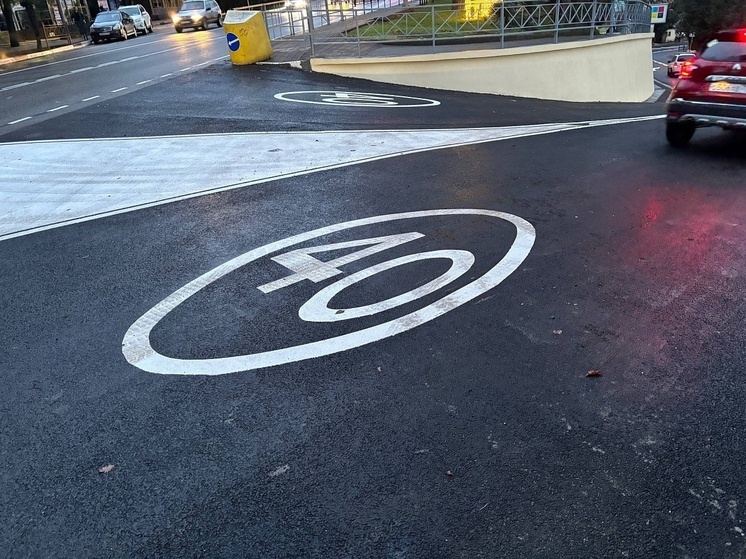 В Сочи завершили капремонт автодороги на участке улиц Гагарина и Егорова