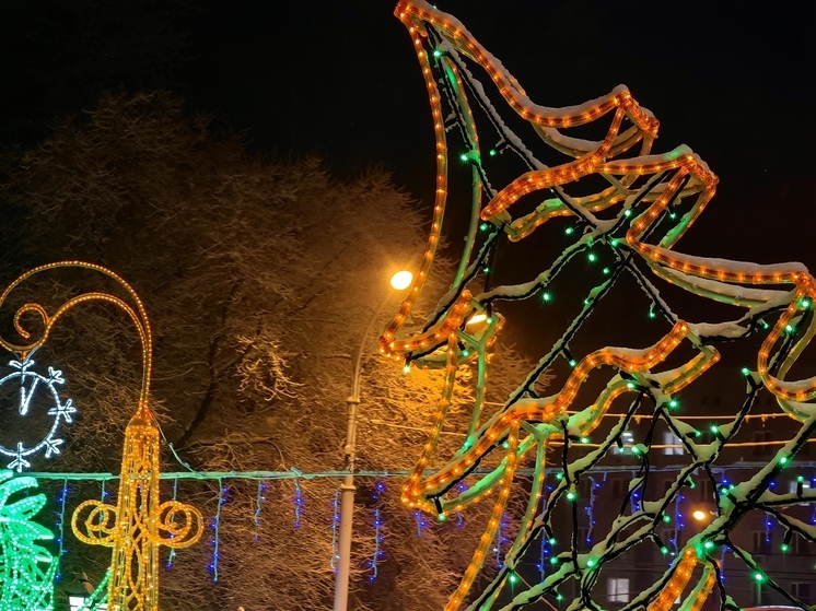 Новогодних огней в столице Хакасии станет еще больше