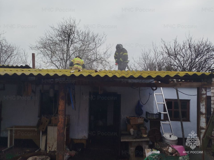 В херсонском селе Приморское случился пожар