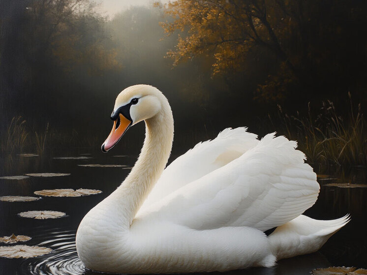 В Балтийске зафиксирована массовая гибель лебедей из-за мазута