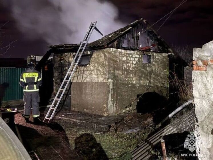 В селе под Белгородом горела баня