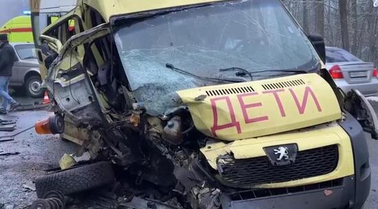 После ДТП с микроавтобусом в Брянской области в больницу доставили 21 пострадавшего 