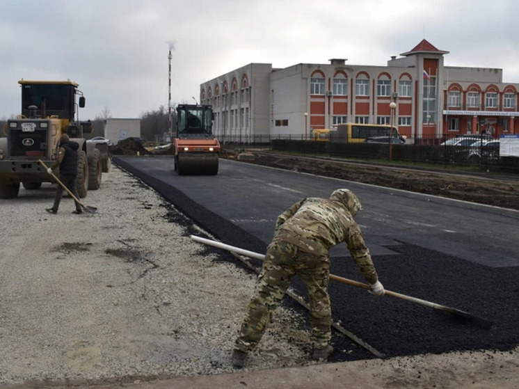 В Ольховатке ведётся строительство нового стадиона с искусственным полем